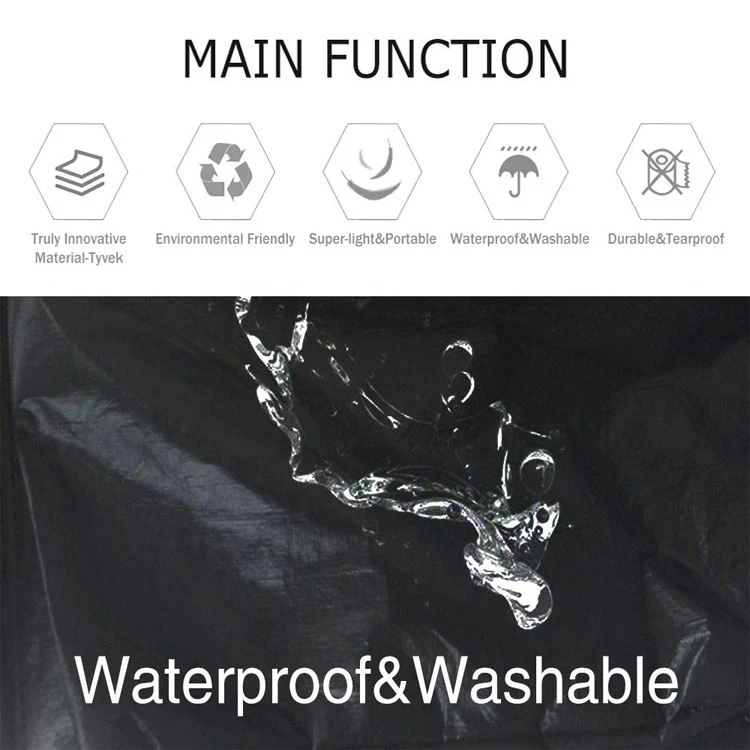 Green Field Custom Fashion Design Foldable Tyvek Laptop Backpack Bag