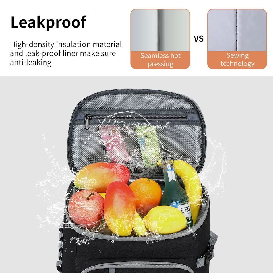 36L Waterproof Nylon Insulated Picnic Cooler Backpack factory
