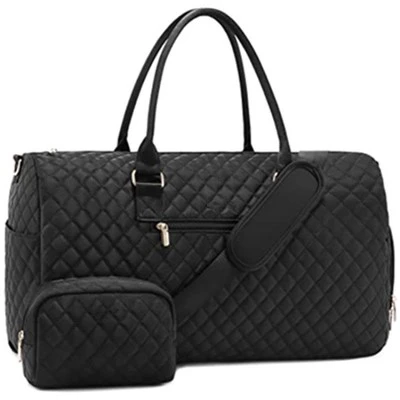 Ġarr Puffy ta' Kapaċità Kbira-Fuq Weekender Travel Duffle Bag