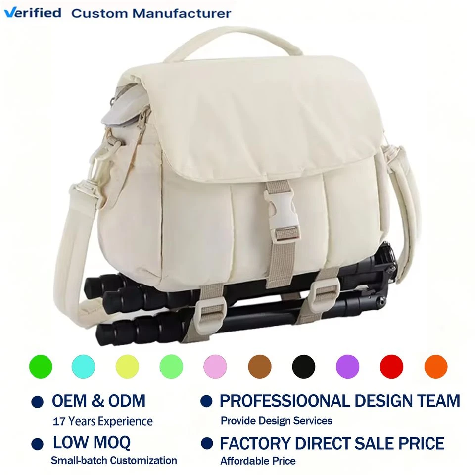Boroż tal-Ħżin tal-Kamera tan-Nylon Puffy li ma jgħaddix ilma minnu